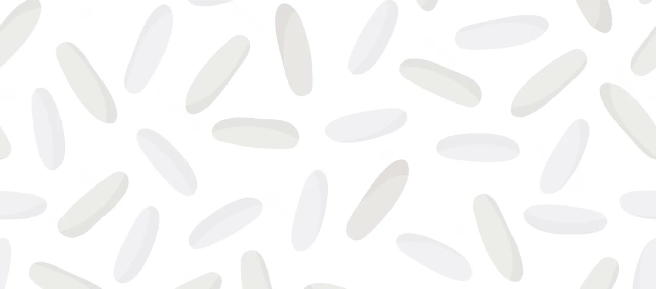Fundo com grãos de arroz